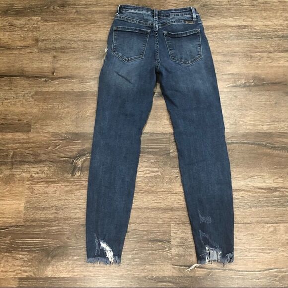 KanCan Larisal High Rise Patched Ankle Skinny Jeans - Picture 8 of 16